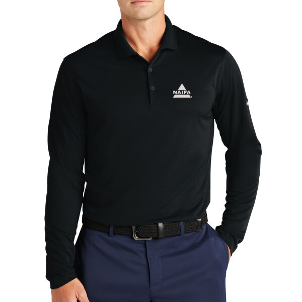   - Dri FIT Micro Pique 2.0 Long Sleeve Polo Thumbnail