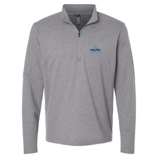   - Men's 3-Stripe Quarter-Zip Sweater Pullover Thumbnail