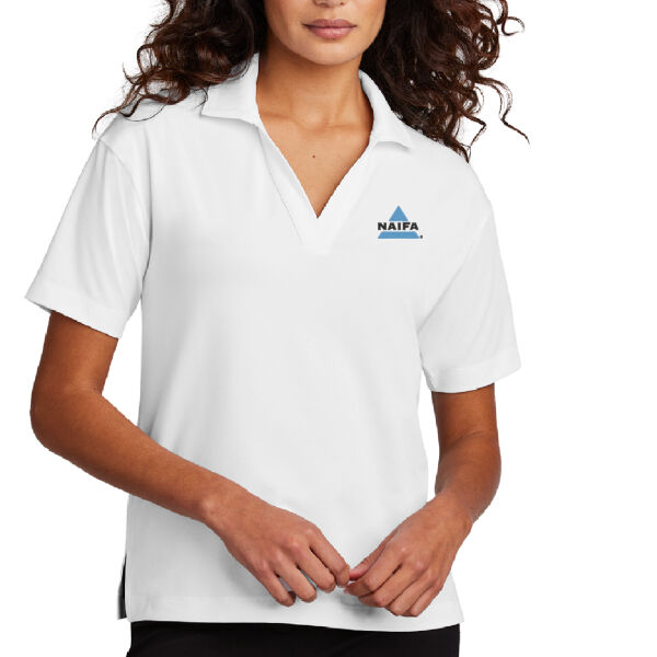   - Women's Stretch Jersey Polo Thumbnail