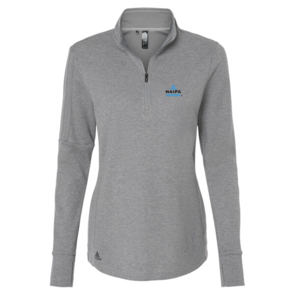   - Women's 3-Stripe Quarter-Zip Sweater Pullover Thumbnail